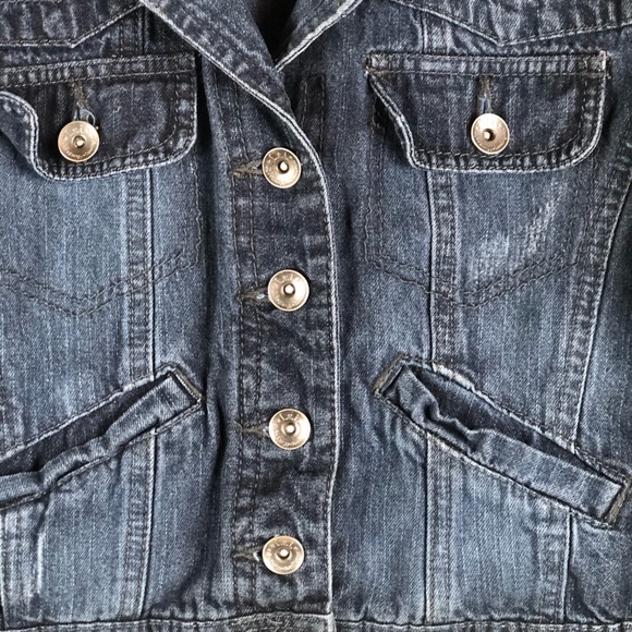 Juniors LEI Jean Jacket Size Large - Picture 3 of 6